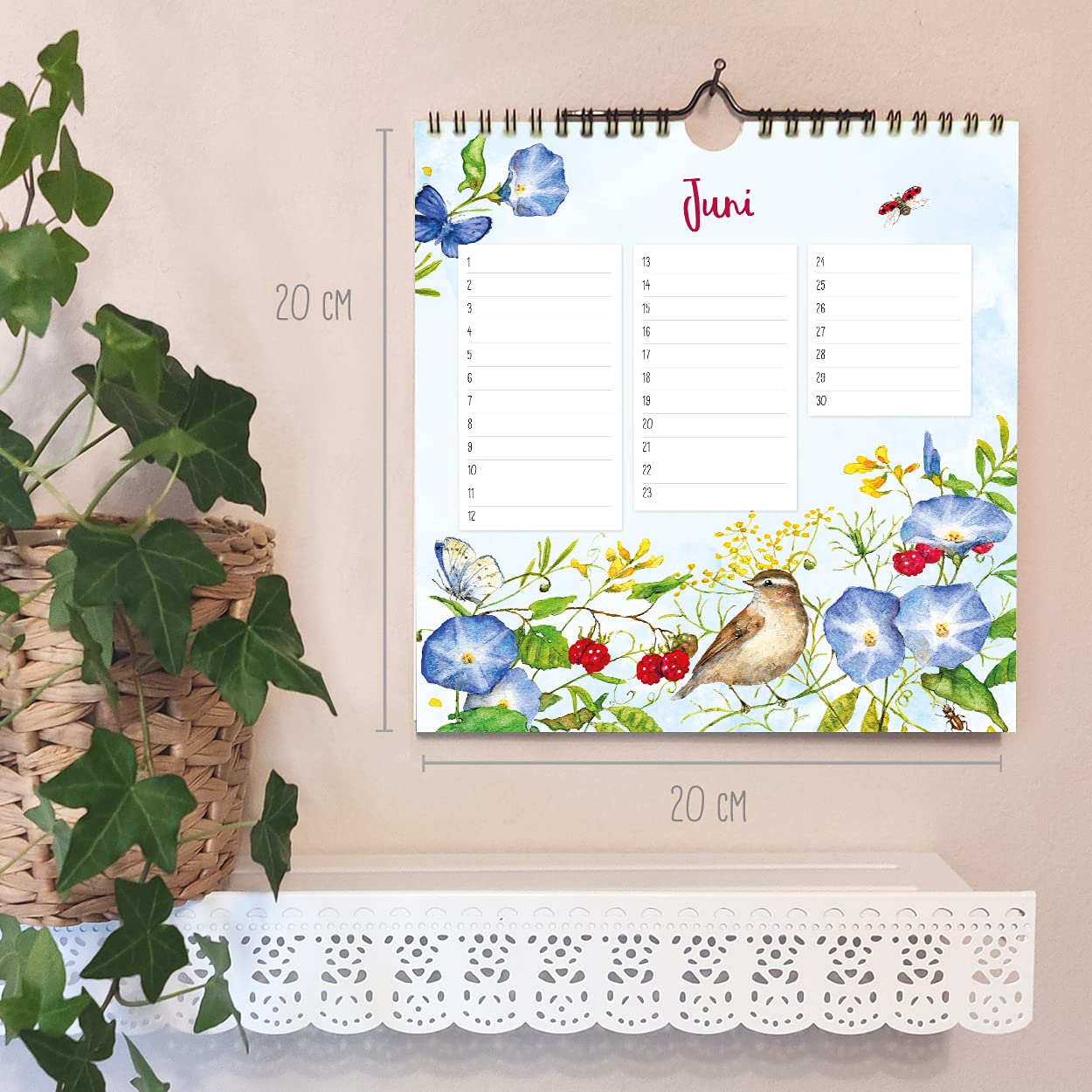 gr-tz-verlag-geburtstagskalender-natur-immerw-hrend-wandkalender-20x20-cm-spiral image 2