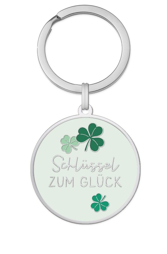 grafik-werkstatt-schl-sselanh-nger-schl-ssel-zum-gl-ck-gl-cksbringer-anh-nger image 1