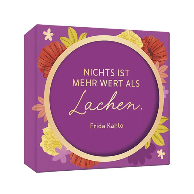 grafik-werkstatt-genuss-design-korkuntersetzer-frida-kahlo-6er-set-rund-bunt image 1