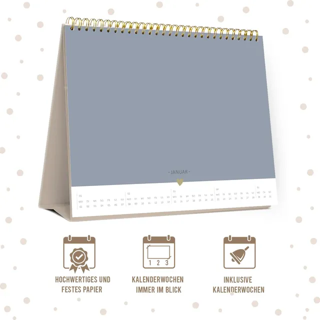 gr-tz-verlag-tischkalender-2024-rosa-bastelkalender-zum-selbstgestalten image 1