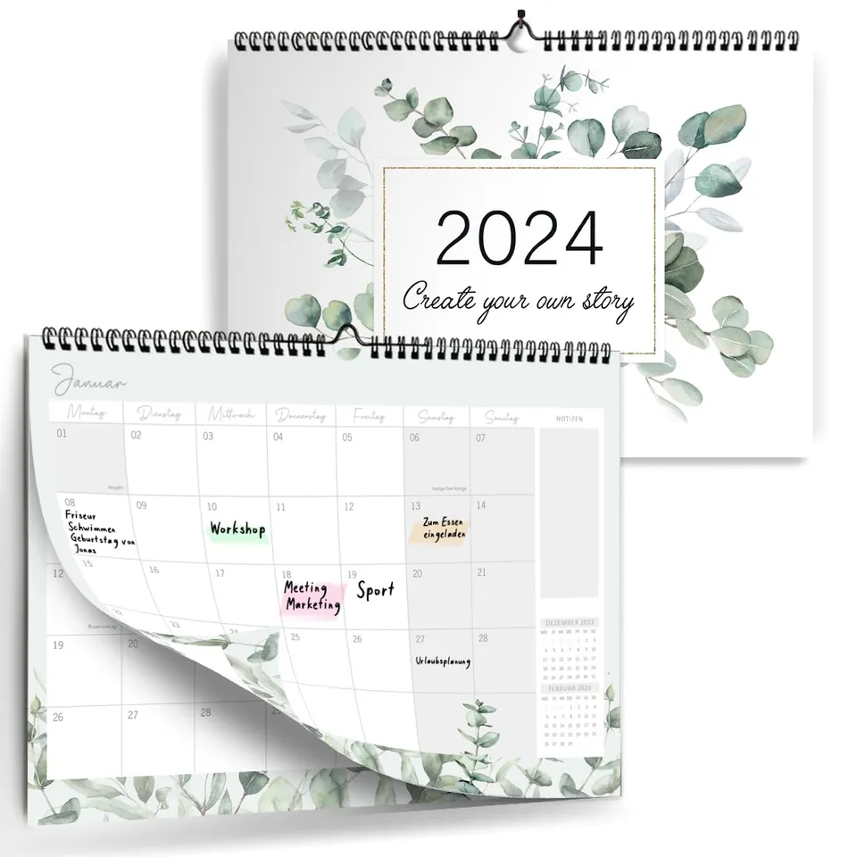gr-tz-verlag-monatskalender-wandkalender-a4-quer-familienplaner-f-r-paare-und-fa image 1