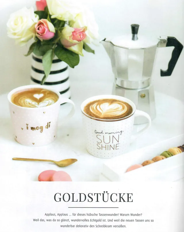 grafik-werkstatt-lieblingstasse-premium-tasse-weniger-ist-mehr-kaffee-teetasse-g image 1