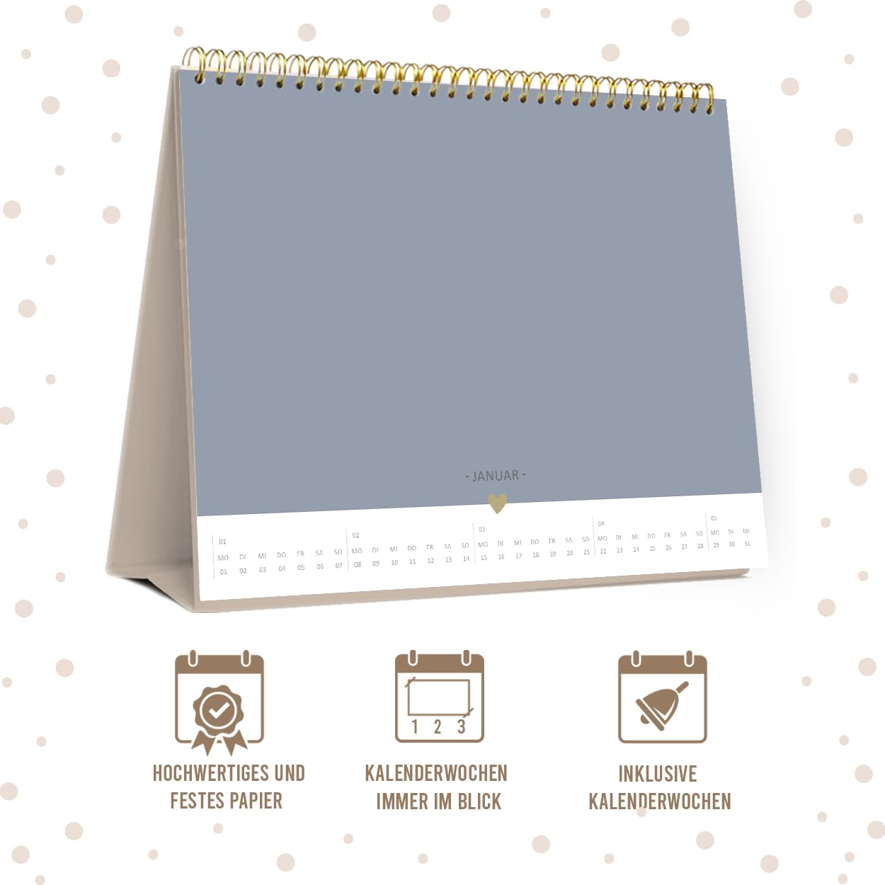 gr-tz-verlag-tischkalender-2024-rosa-bastelkalender-zum-selbstgestalten image 1