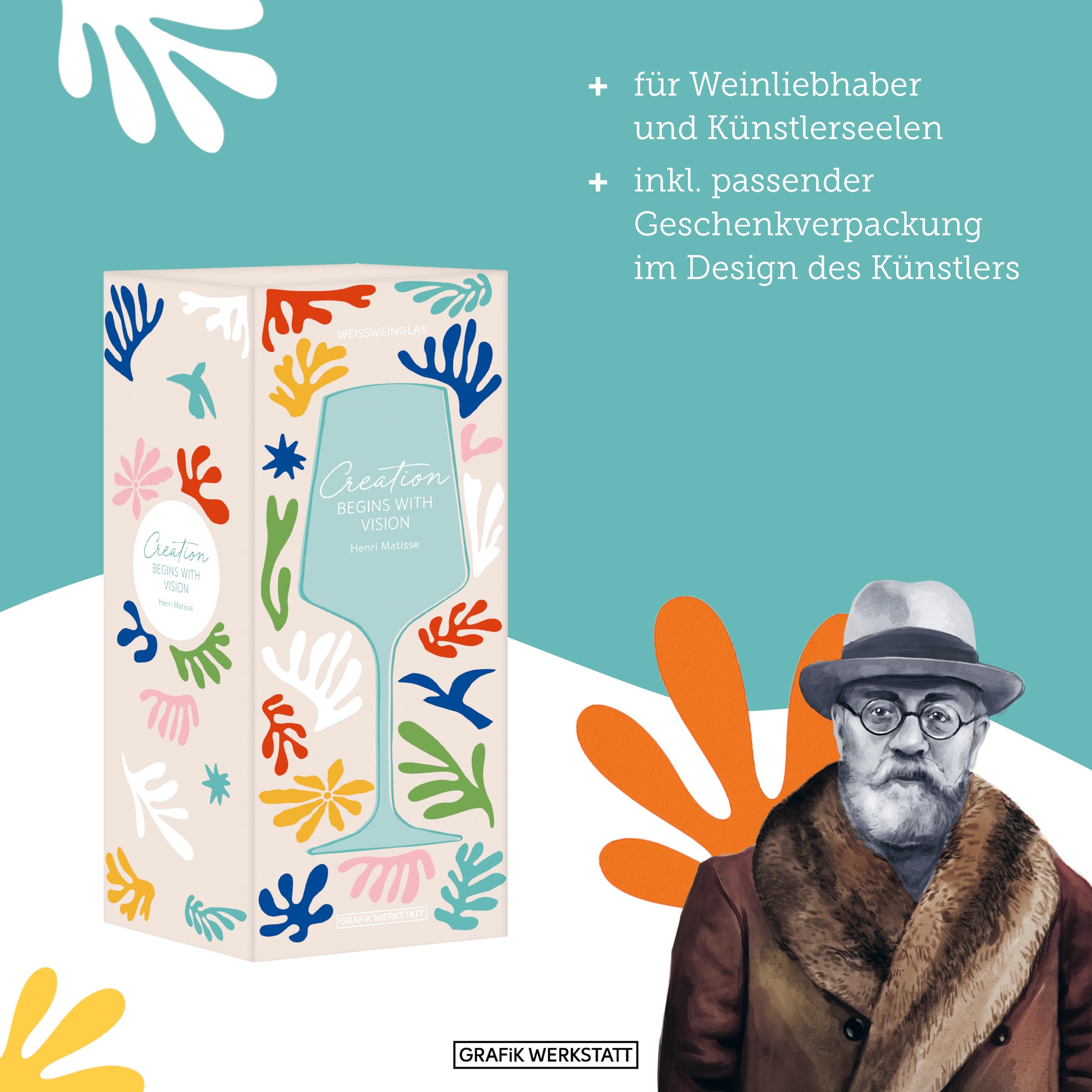 grafik-werkstatt-genuss-design-wei-weinglas-henri-matisse-410-ml image 4