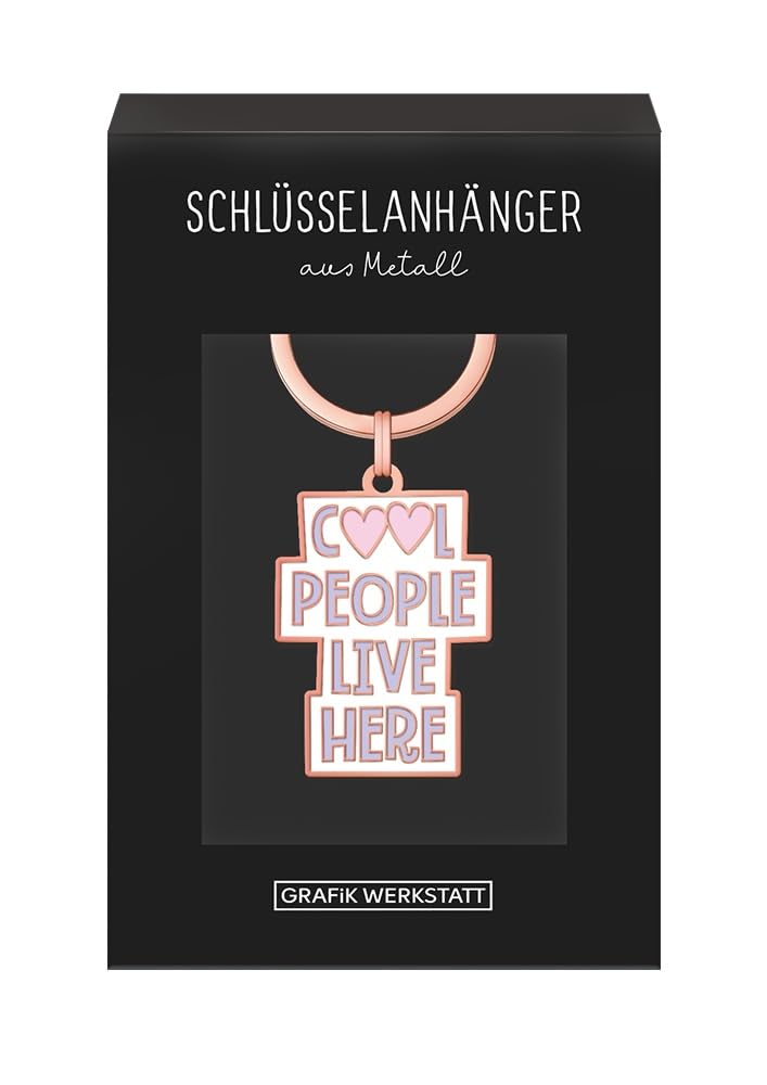 grafik-werkstatt-schl-sselanh-nger-cool-people-live-here-gl-cksbringer-anh-nger image 2