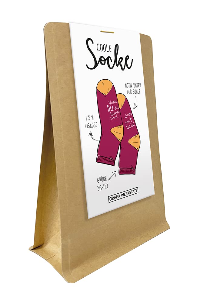 grafik-werkstatt-freizeitsocken-2er-pack-gute-laune-socken image 4
