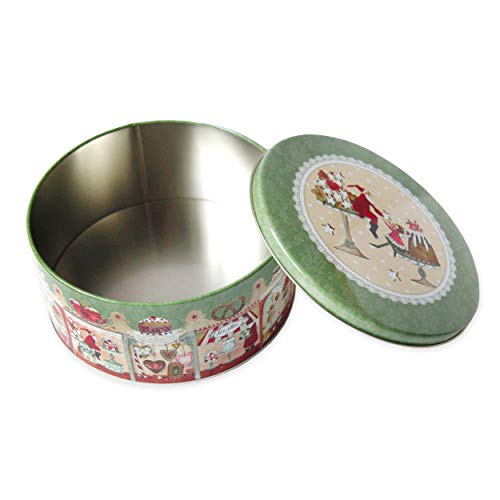 gr-tz-verlag-keksdose-retro-weihnachtskonditorei-runde-blechdose-rot image 6