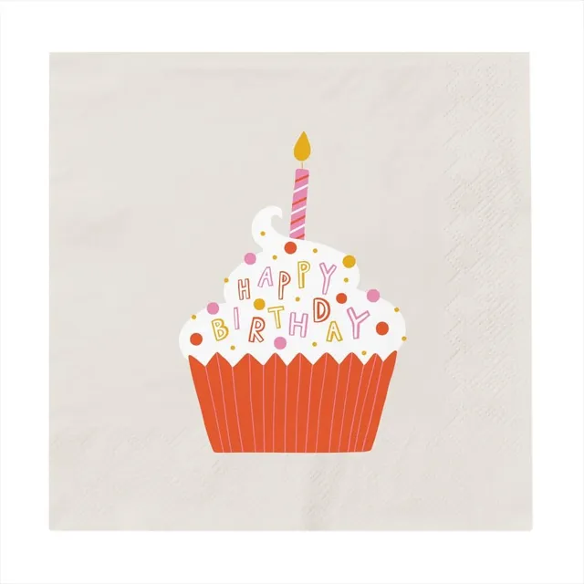 grafik-werkstatt-servietten-happy-birthday-gelb-12-5x12-5-cm-20-st-ck image 1