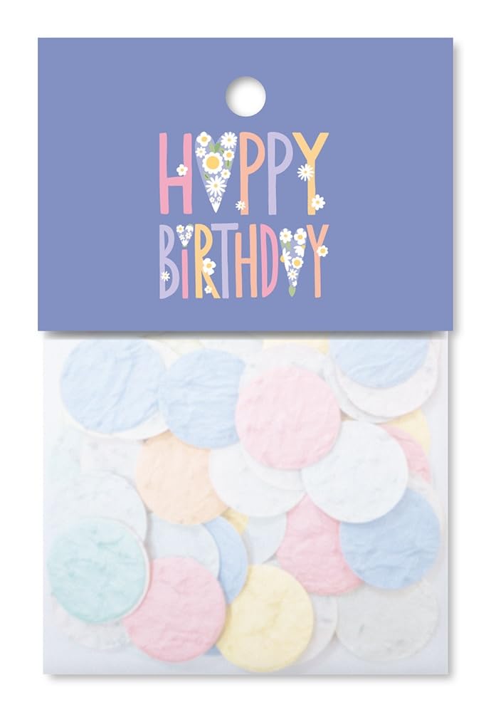 grafik-werkstatt-blumenkonfetti-happy-birthday-samen-konfetti-blau image 1