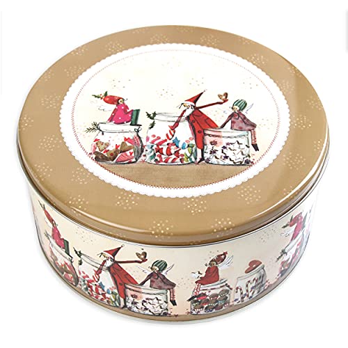 gr-tz-verlag-pl-tzchendose-weihnachtsleckereien-runde-keksdose-aus-blech-rot-bra image 6