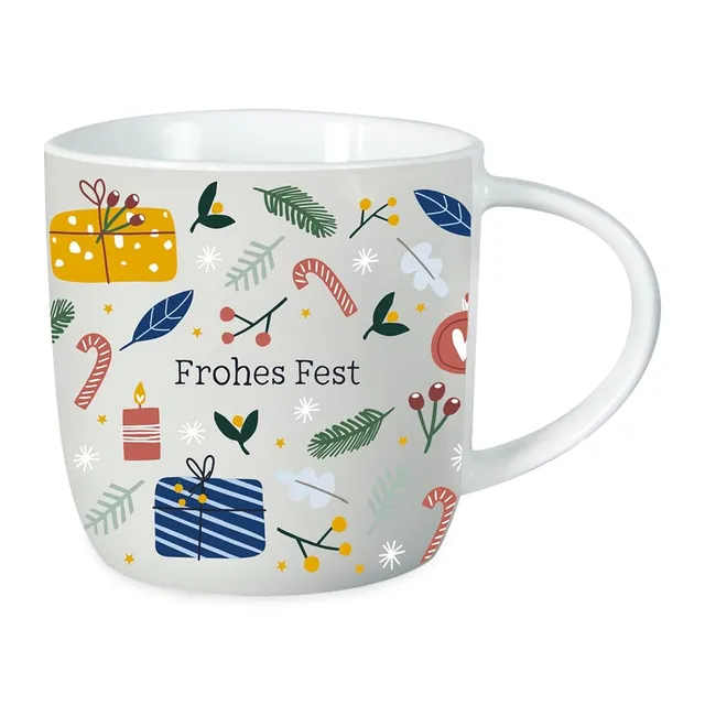 grafik-werkstatt-porzellan-tasse-frohes-fest-bunt-300-ml image 1