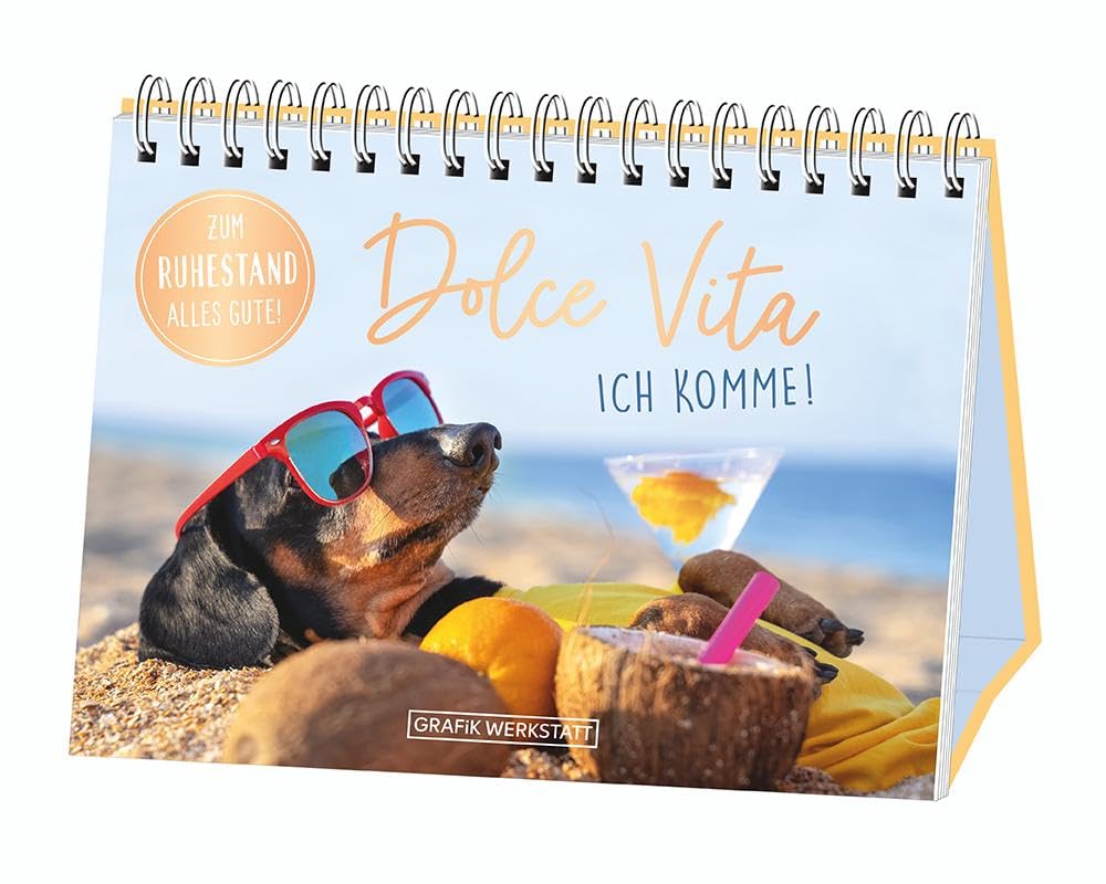 grafik-werkstatt-dolce-vita-ich-komme-zum-ruhestand-alles-gute-spiralbuch image 1