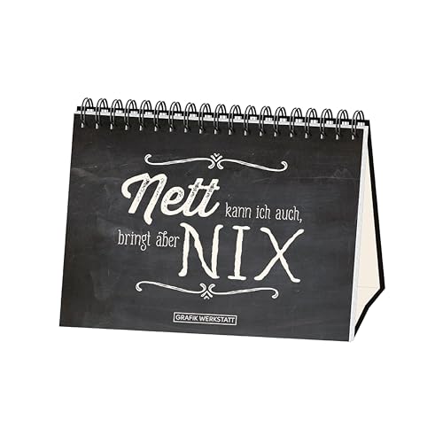 grafik-werkstatt-nett-kann-ich-auch-bringt-aber-nix-spiralbuch-vintageart image 8