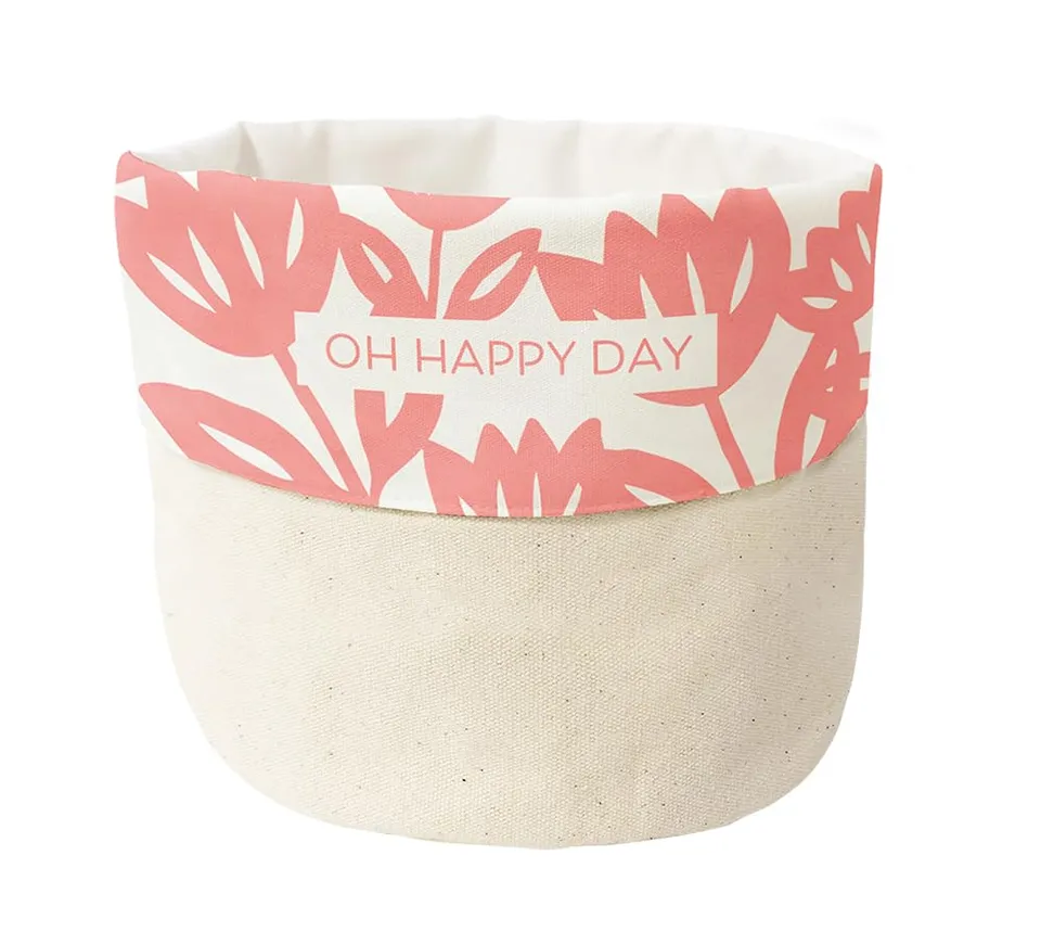 grafik-werkstatt-stoffk-rbchen-oh-happy-day-brotkorb-utensilo-aus-100-baumwolle- image 1
