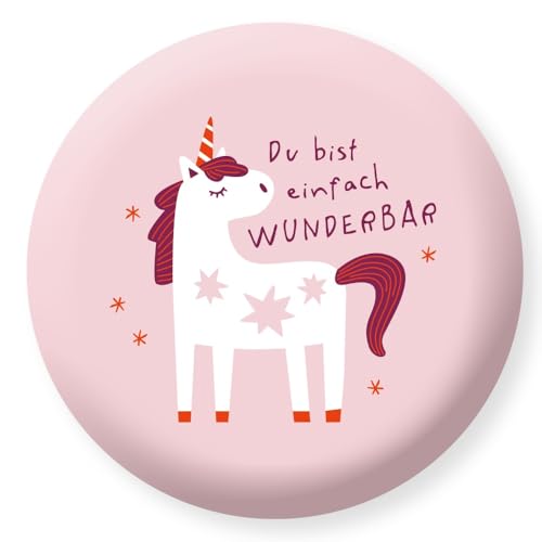 grafik-werkstatt-rundes-radiergummi-einhorn-kinder-radierer-5-5-cm image 2