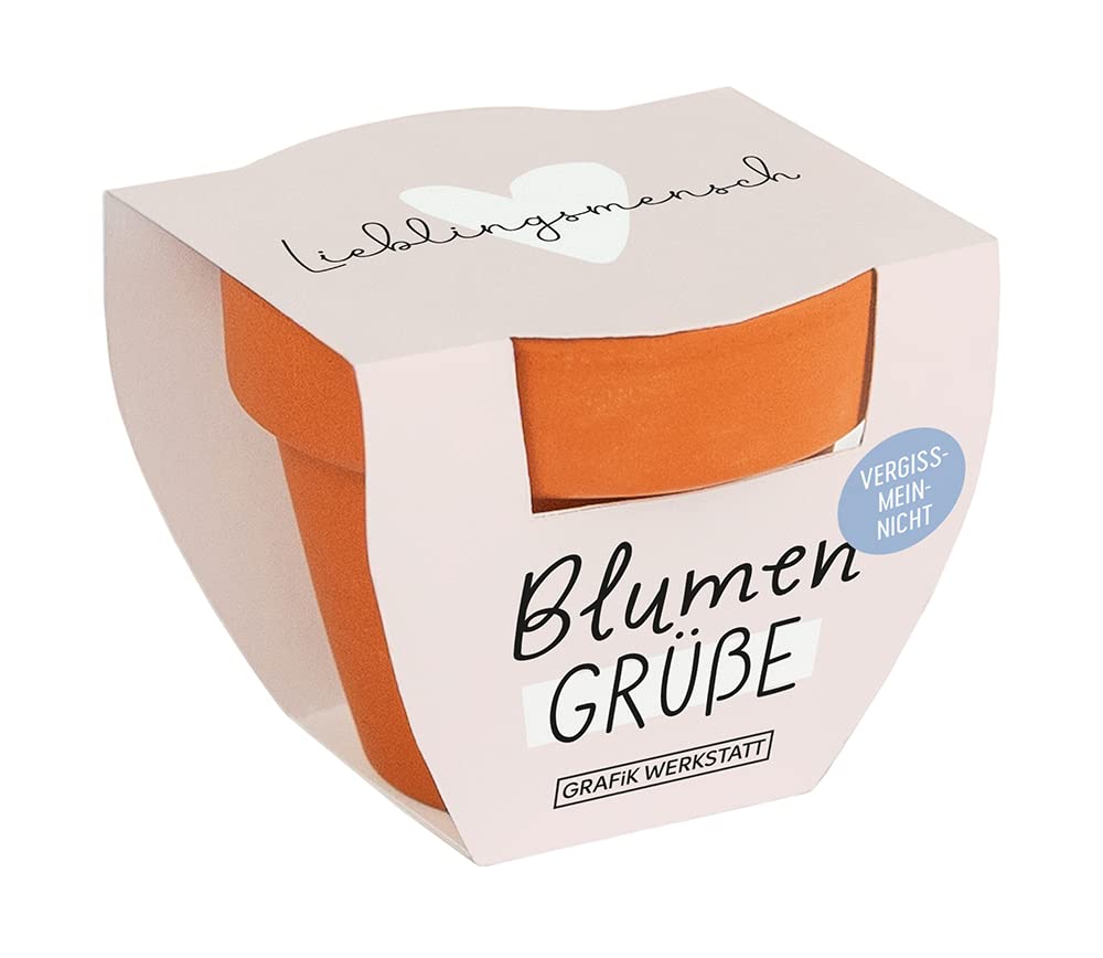 grafik-werkstatt-blumengr-e-mini-terrakotta-t-pfchen-vergissmeinnicht-lieblingsm image 1
