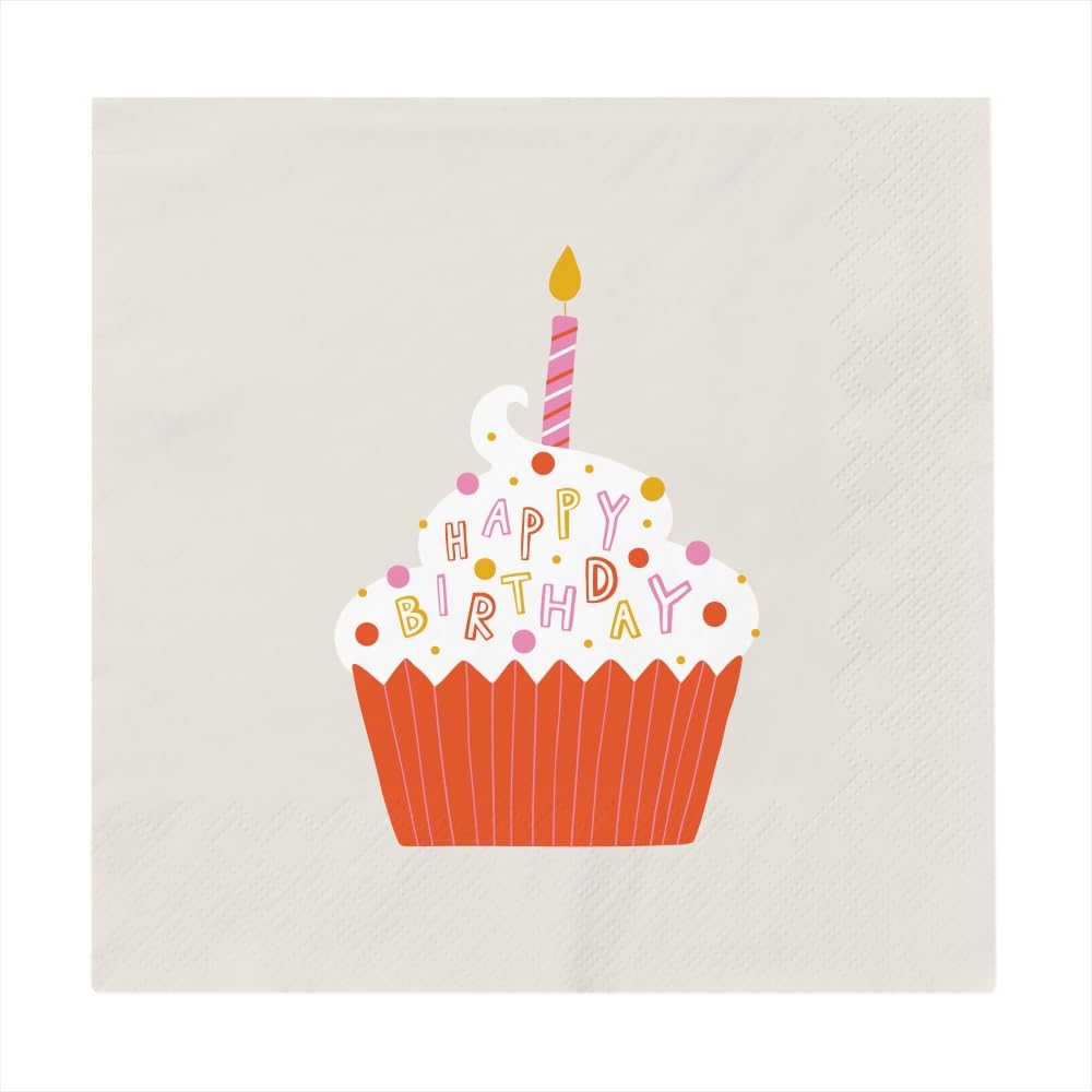 grafik-werkstatt-servietten-happy-birthday-gelb-12-5x12-5-cm-20-st-ck image 1