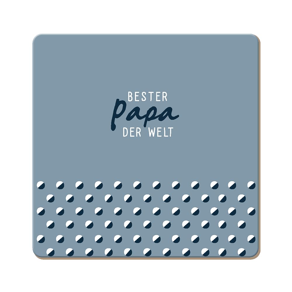 grafik-werkstatt-untersetzer-kork-bester-papa-der-welt-9-5-x-9-5-cm image 1