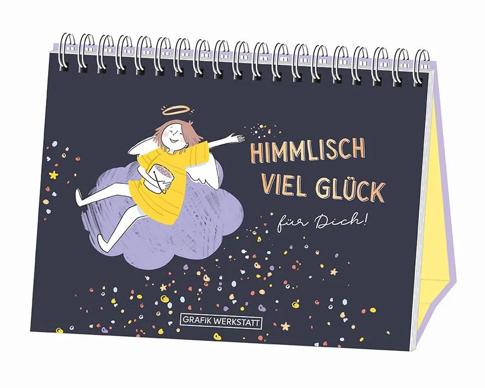 grafik-werkstatt-spiralbuch-himmlisch-viel-gl-ck-f-r-dich image 1