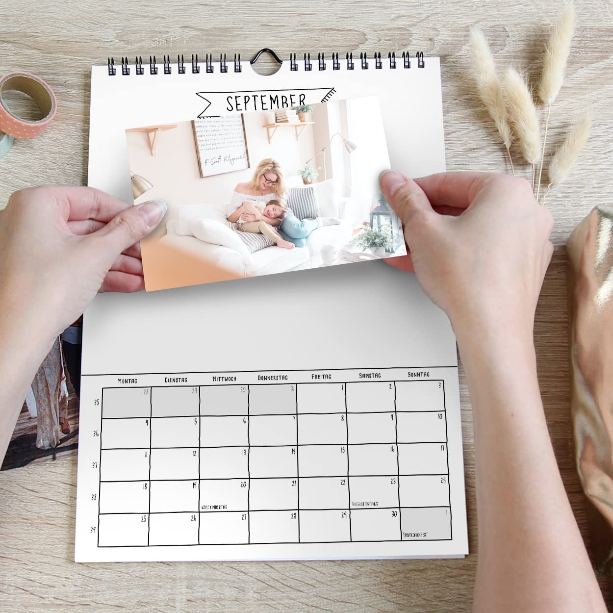 gr-tz-verlag-bastelkalender-din-a4-2023-zum-selbstgestalten-wandkalender image 3