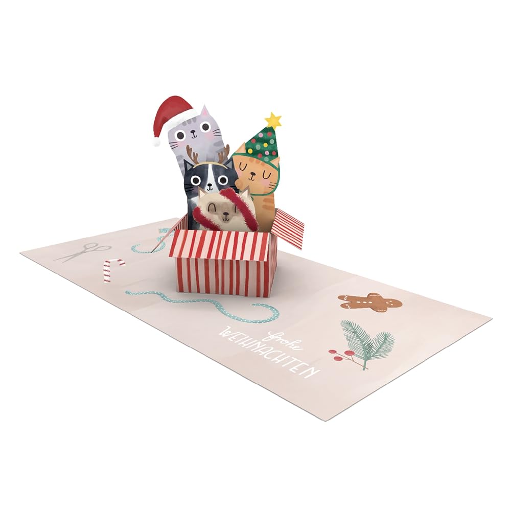 grafik-werkstatt-pretty-pop-up-karte-frohe-weihnachten-3d-weihnachtskarte-14-x-1 image 1