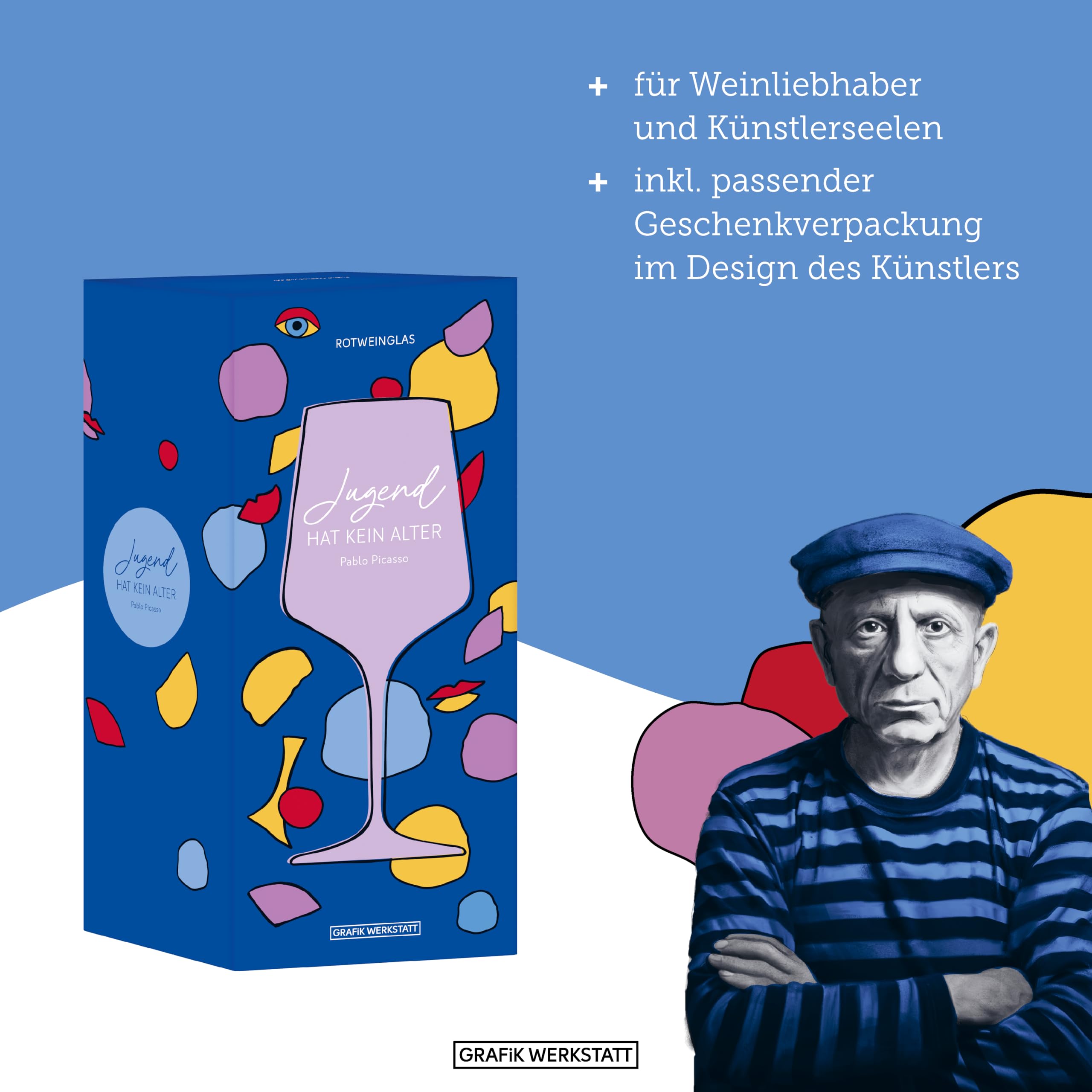 grafik-werkstatt-pablo-picasso-rotwein-glas-540-ml-mit-gravur-wei-er-aufdruck image 4