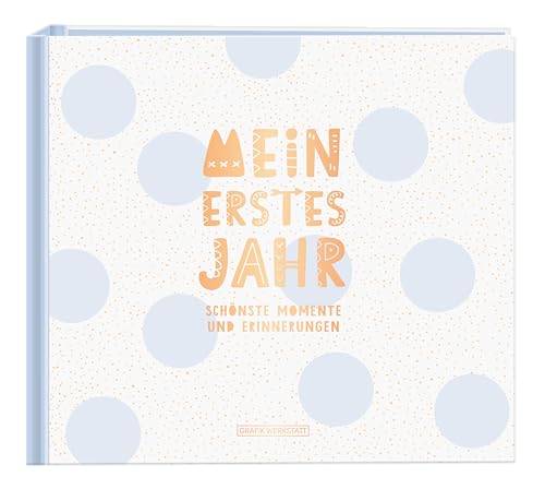 grafik-werkstatt-babyalbum-mein-erstes-jahr-junge-mit-meilensteinkarten image 5