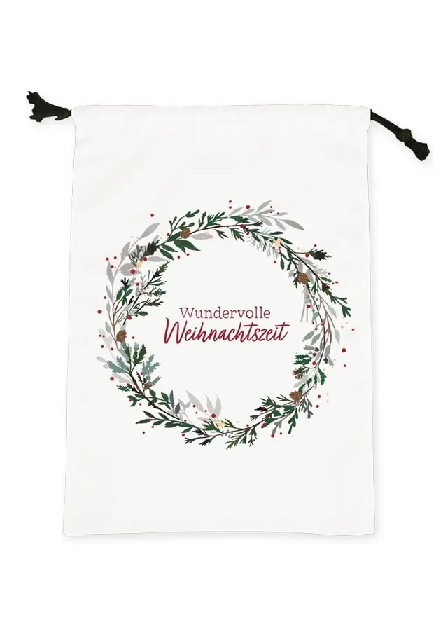 grafik-werkstatt-geschenkbeutel-wundervolle-weihnachtszeit-baumwolle-42x35x25-cm image 1
