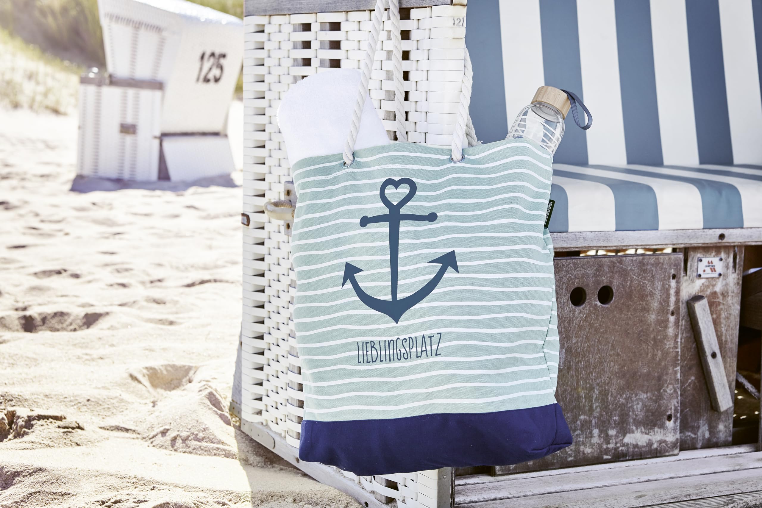 grafik-werkstatt-strandtasche-barfu-am-strand-baumwolle image 4