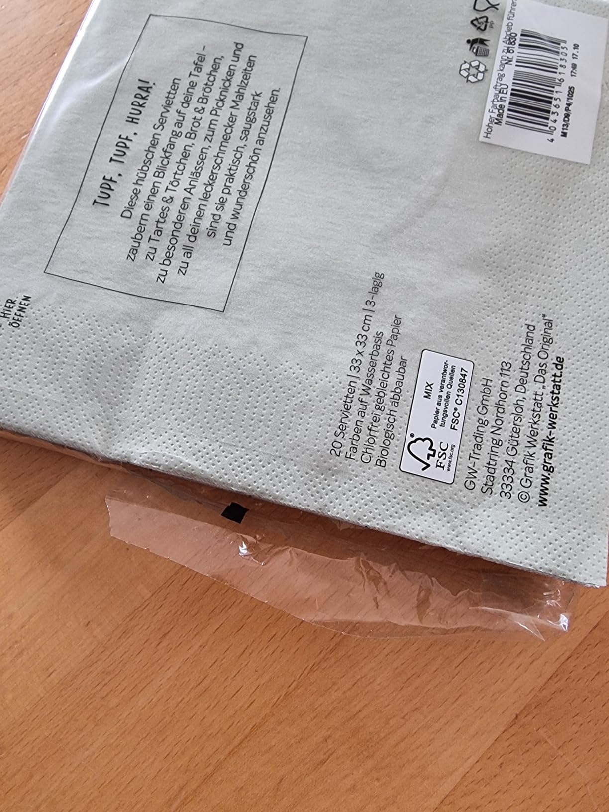 Perfekt für den Kaffeetisch