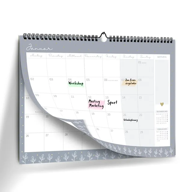 gr-tz-verlag-wandkalender-2024-monatskalender-a4-quer-spiralbindung image 1