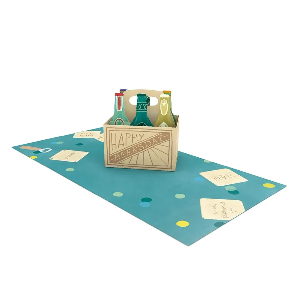 grafik-werkstatt-pretty-pop-up-karte-happy-beersday-3d-geburtstagskarte-14-x-14- image 1