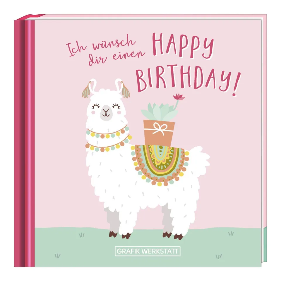 grafik-werkstatt-minibuch-happy-birthday-geschenkbuch image 1