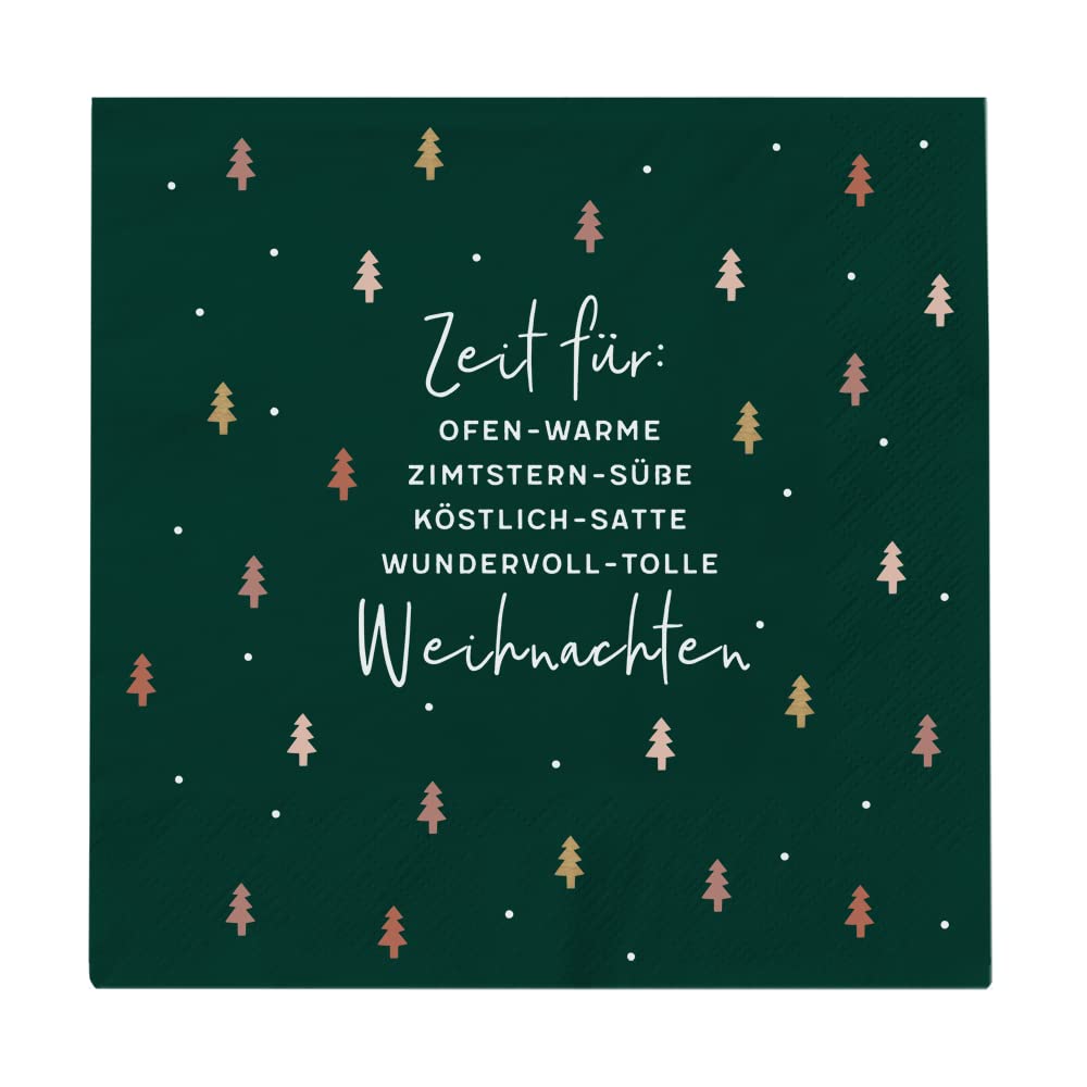 grafik-werkstatt-servietten-zeit-f-r-weihnachten-12-5-x-12-5-cm-rot-20-st-ck image 1