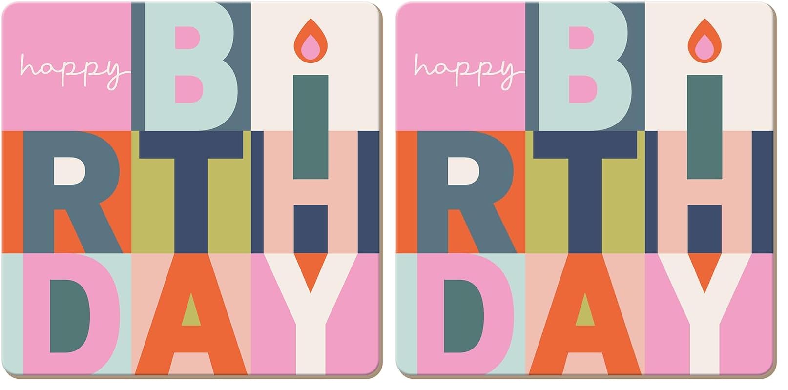 grafik-werkstatt-untersetzer-kork-happy-birthday-bunt-9-5-x-9-5-cm image 2