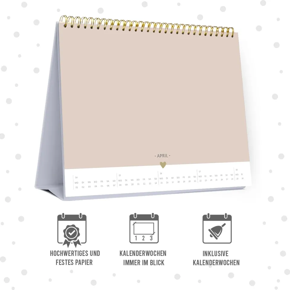 gr-tz-verlag-tischkalender-bastelkalender-diy-zum-selbstgestalten-25-2-x-19-7-cm image 1