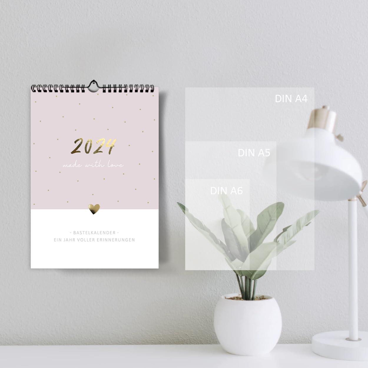 gr-tz-verlag-bastelkalender-2024-zum-selbstgestalten-blattgold-din-a4-kalender-m image 8
