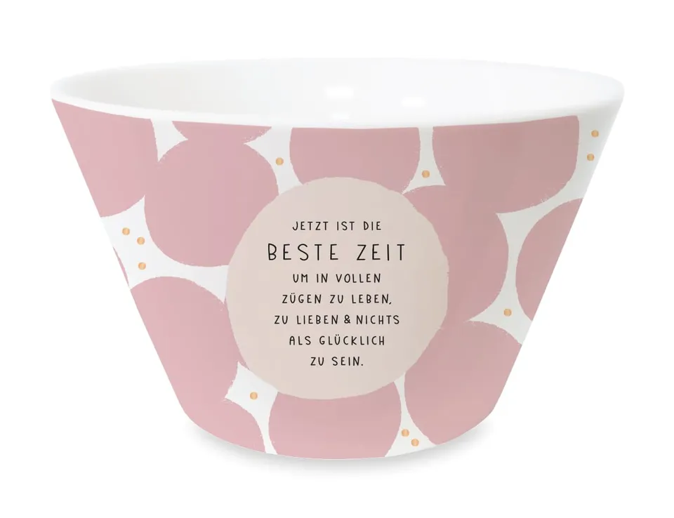 grafik-werkstatt-m-sli-schale-beste-zeit-rosa-porzellan-sch-ssel-mit-echtgold-14 image 1