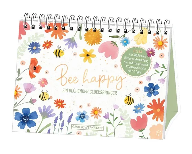grafik-werkstatt-bee-happy-spiralbuch image 1