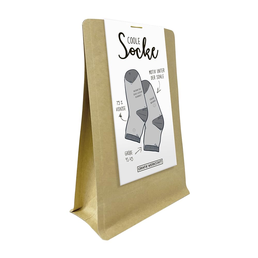 grafik-werkstatt-damen-herren-socken-frag-mama-gr-36-40-41-45 image 1