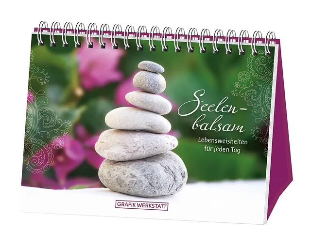 grafik-werkstatt-spiral-aufsteller-seelenbalsam-52-seiten-lebensweisheiten image 1