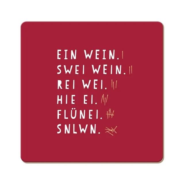 grafik-werkstatt-untersetzer-aus-kork-ein-wein-bunt-9-5-x-9-5-cm image 1