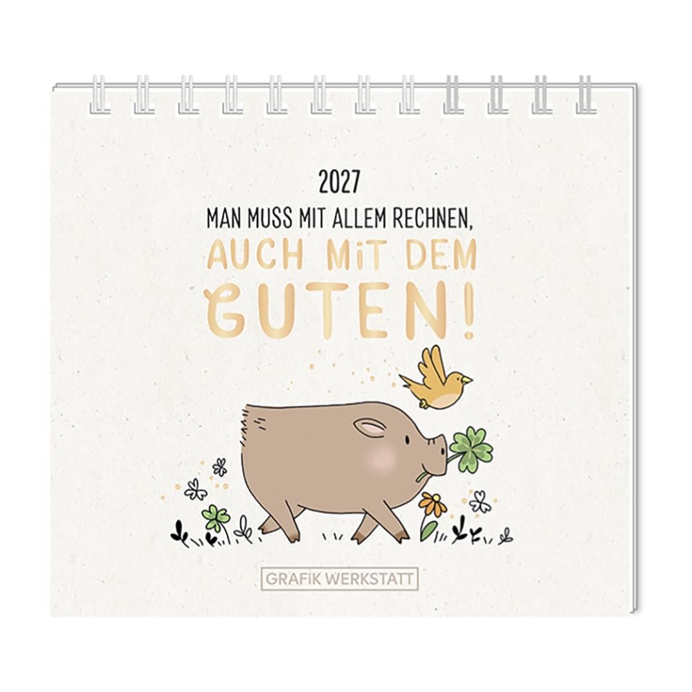 grafik-werkstatt-mini-kalender-2027-man-muss-mit-allem-rechnen-mini-kalender-mit image 1
