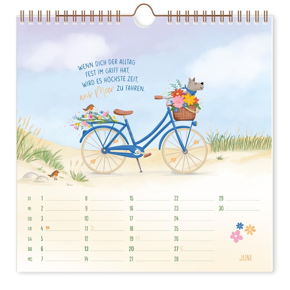 grafik-werkstatt-classic-line-wandkalender-quadratisch-2027-herzensw-nsche image 2