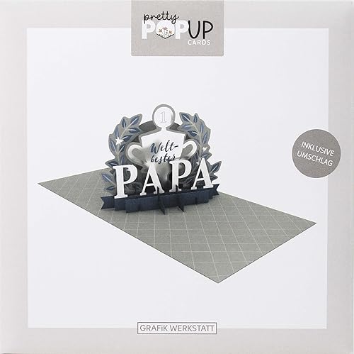 grafik-werkstatt-pretty-pop-up-karte-weltbester-papa-14x14-cm image 6