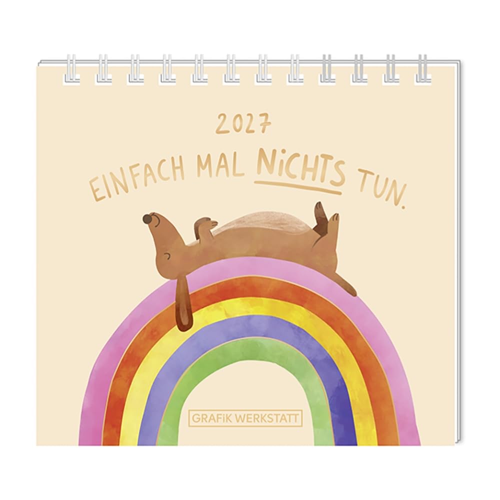 grafik-werkstatt-classic-line-mini-kalender-2027-einfach-mal-nichts-tun image 1