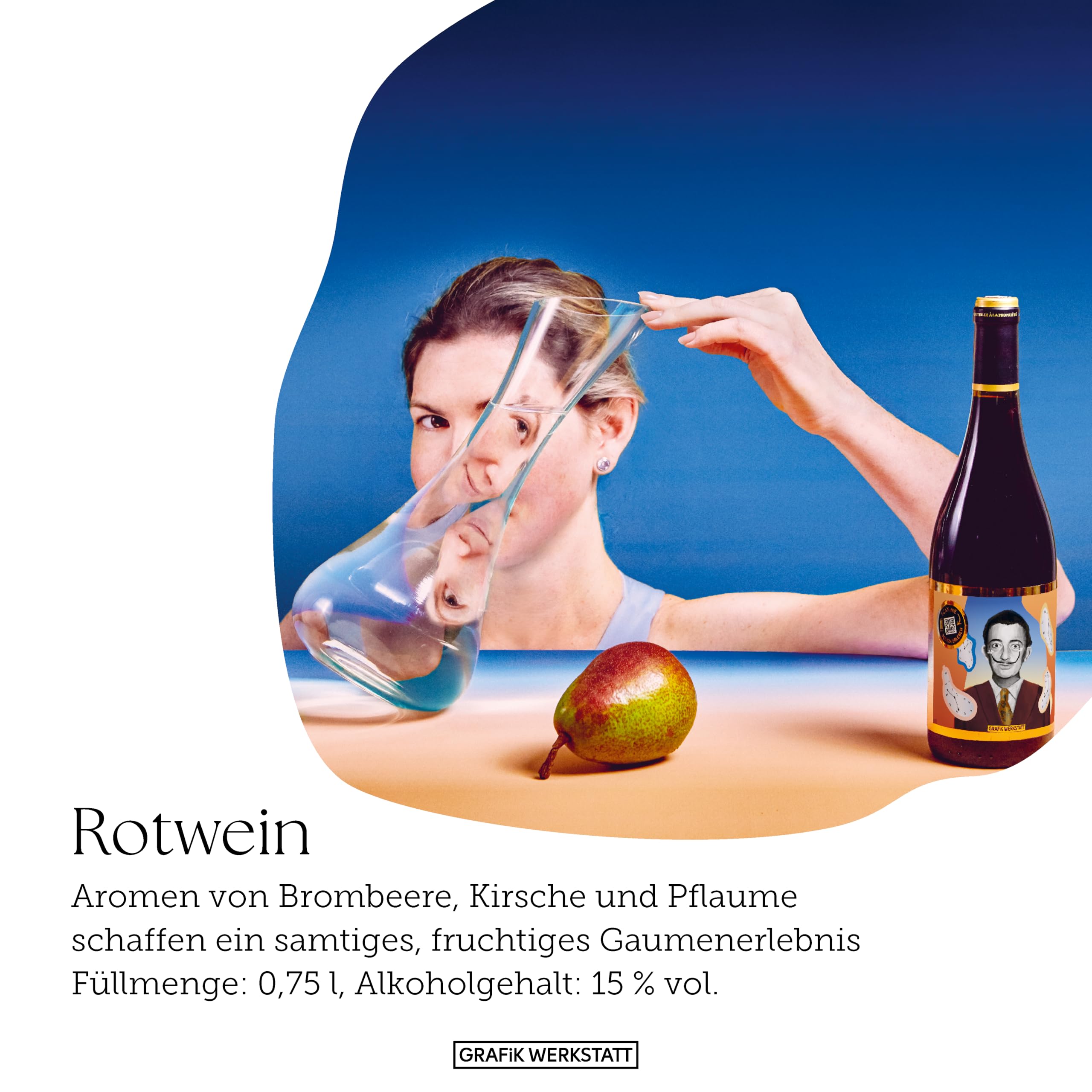 grafik-werkstatt-salvador-dal-rotwein-weinflasche-genuss-design image 3