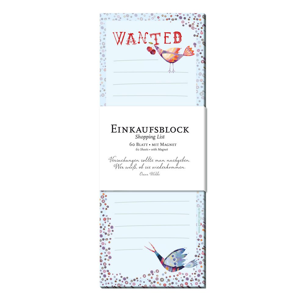 gr-tz-verlag-einkaufsblock-wanted-magnet-notizblock-liniert-60-blatt-paradiesv-g image 1