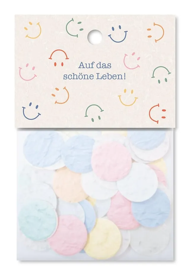 grafik-werkstatt-blumenkonfetti-auf-das-sch-ne-leben-pflanzbares-papierkonfetti image 1