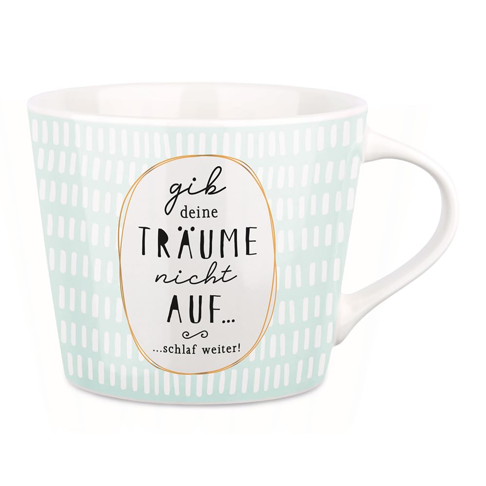 grafik-werkstatt-schreibkram-manufaktur-tasse-tr-ume-porzellan-420-ml-echtgold image 1